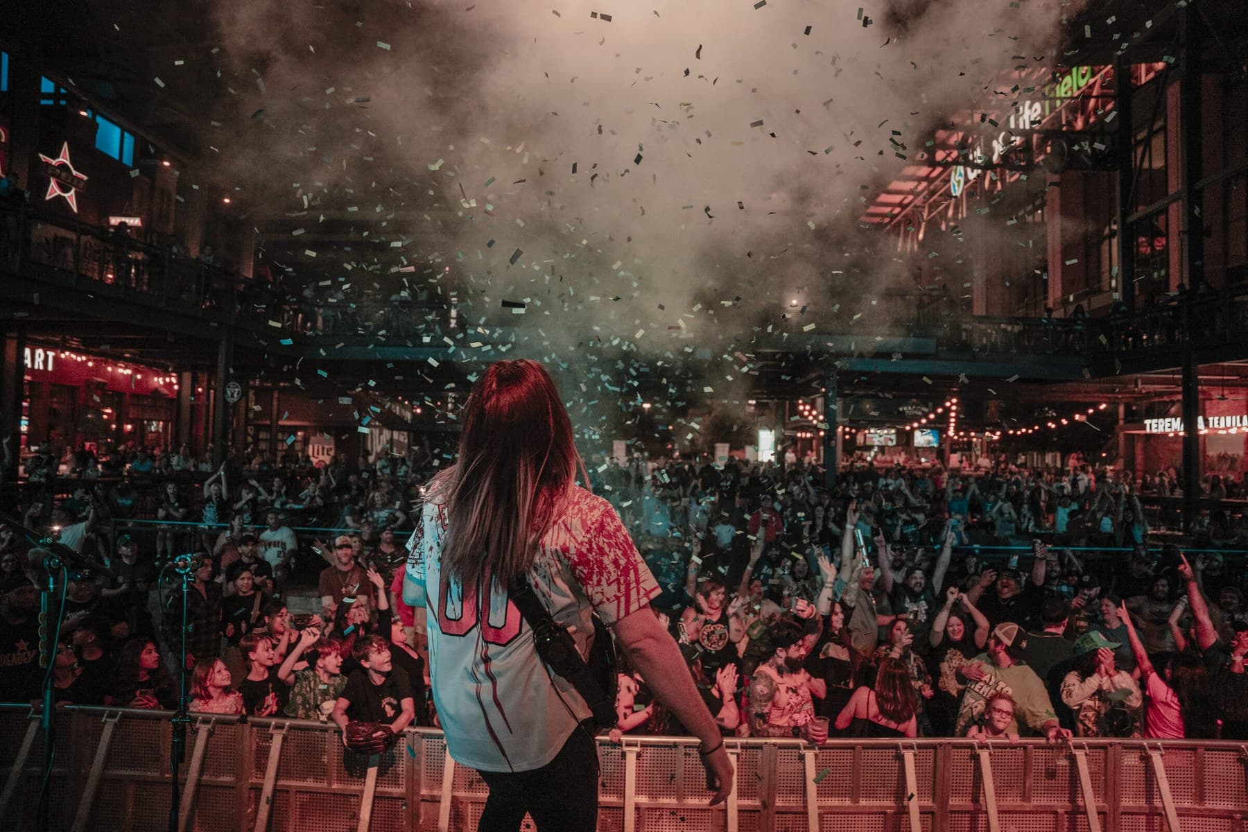 So Long Goodnight live on stage